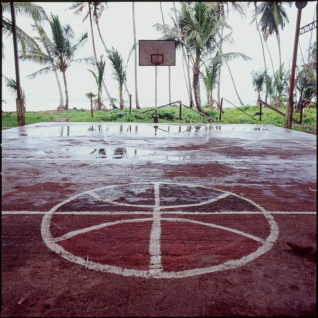 Basketball court in Panama